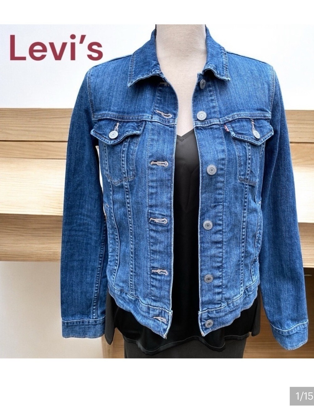 Levi’s- Small women’s traditional trucker jean jacket. Like new preowned!!